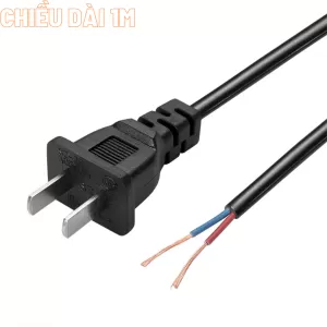 DÂY Nguồn Đôi 220V 0.75mm Chiều Dài 1m Màu Trắng